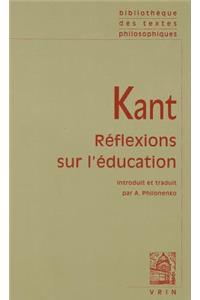 Reflexions Sur l'Education