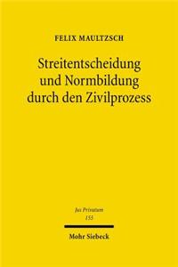 Streitentscheidung und Normbildung durch den Zivilprozess
