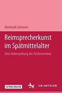 Reimsprecherkunst Im Spätmittelalter