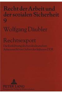 Rechtsexport