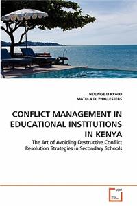 Conflict Management in Educational Institutions in Kenya