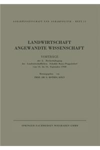 Landwirtschaft Angewandte Wissenschaft