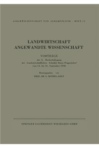 Landwirtschaft Angewandte Wissenschaft