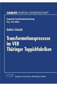 Transformationsprozesse im VEB Thüringer Teppichfabriken