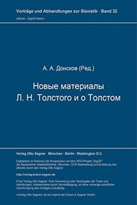 Novye materialy L. N. Tolstogo i o Tolstom