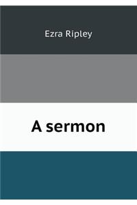 A Sermon