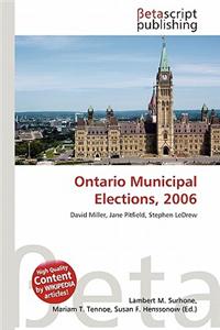 Ontario Municipal Elections, 2006