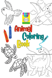 Animals Coloring Book for Toddlers