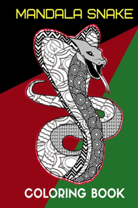 Mandala Snake Coloring Book