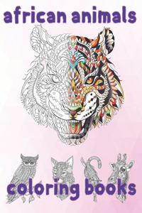 african animals coloring book
