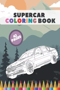 Supercar Coloring Book