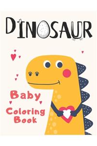 DINOSAUR Baby Coloring Book