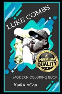 Luke Combs Modern Coloring Book