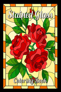 stained glass coloring book