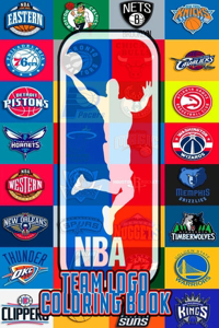 NBA Team Logos Coloring Book