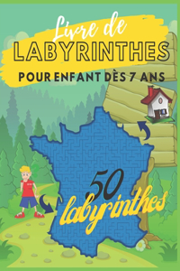 Livre de labyrinthes pour enfant dès 7 ans