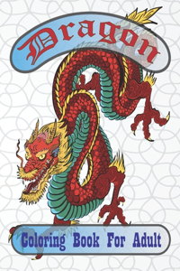 dragon coloring book for adult