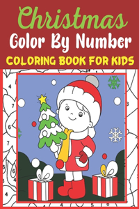 Christmas Color By Number Coloring Book For Kids