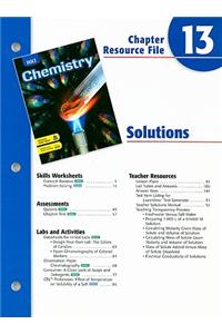 Holt Chemistry Chapter 13 Resource File: Solutions