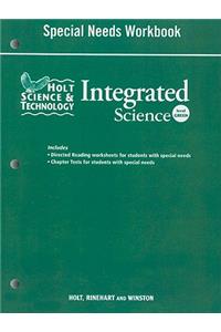 Holt Science & Technology Integrated Science Special Needs Workbook, Green Level