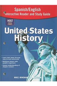 Holt Social Studies United States History Spanish/English Interactive Reader and Study Guide