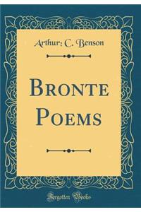 Bronte Poems (Classic Reprint)