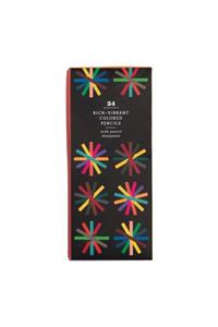 24pc Colored Pencil Set With Sharpener