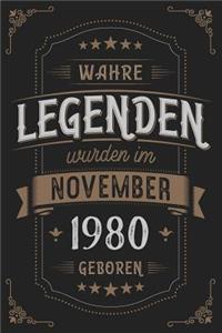 Wahre Legenden wurden im November 1980 geboren
