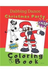 Dabbing Dance Christmas Party Coloring Book