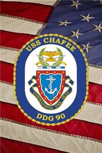 US Navy Destroyer USS Chafee (DDG 90) Crest Badge Journal