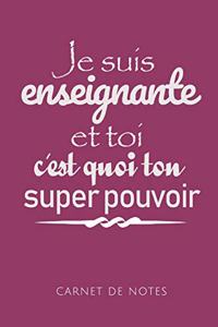 Je Suis Enseignante