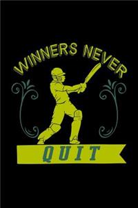 Winners never quit