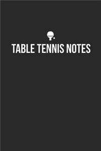 Table Tennis Notebook - Table Tennis Diary - Table Tennis Journal - Gift for Table Tennis Player