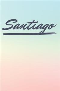 Santiago: Personalized Santiago Journal / Birthday Gift / Greeting Card / Diary Name Gift Alternative