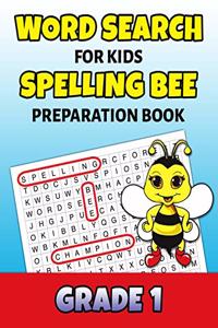 Word Search For Kids Spelling Bee Preparation Book Grade 1