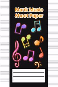 Blank Music Sheet Paper