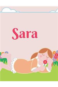 Sara Personalized Sketchbook Journal Notebook