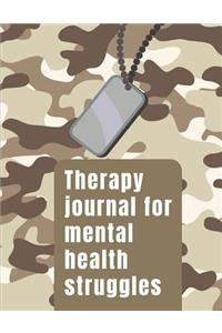 Therapy Journal For Mental Health Struggles