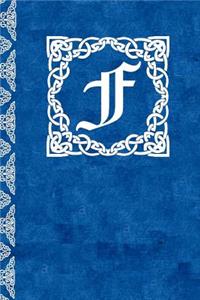 F Monogram Scottish Celtic Journal/Notebook