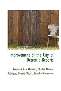 Improvement of the City of Detroit