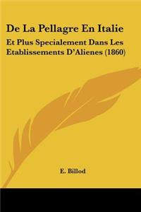 De La Pellagre En Italie: Et Plus Specialement Dans Les Etablissements D'Alienes (1860)