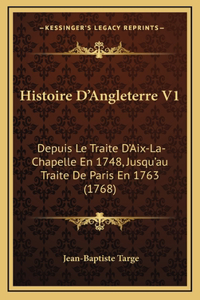 Histoire D'Angleterre V1