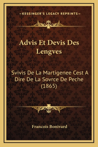 Advis Et Devis Des Lengves