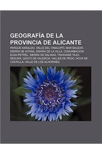 Geografia de La Provincia de Alicante