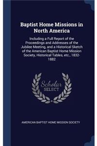 Baptist Home Missions in North America