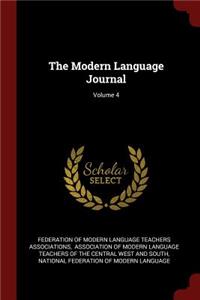 The Modern Language Journal; Volume 4