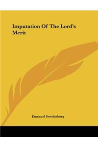 Imputation Of The Lord's Merit
