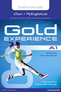Gold Experience A1 Students' Book EText and MEL Access Card with Workbook Pack (Benelux)