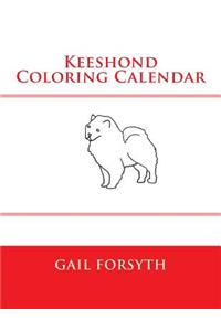 Keeshond Coloring Calendar