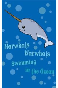Awesome Narwhal Lined Journal